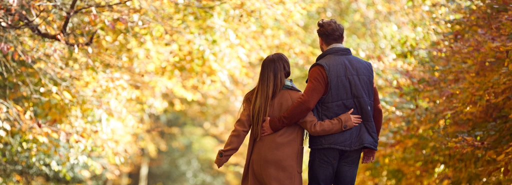 Trust and Estate Planning FAQ, Young Couple walking in Fall